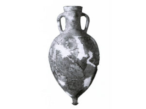 fig.3: il Tipo II delle Anfore di Apani,  immagine e descrizione tratti da Paola Palazzo, Le anfore di Apani (Brindisi) Fig. 3: Amphoras of Apani, tipe II. Picture and description extrapolated from the P. Palazzo work “the amphoras of Apani (Brindisi)”